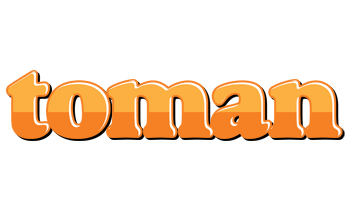 Toman orange logo