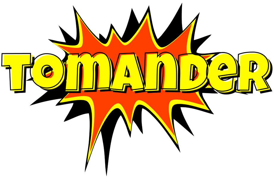 Tomander bazinga logo