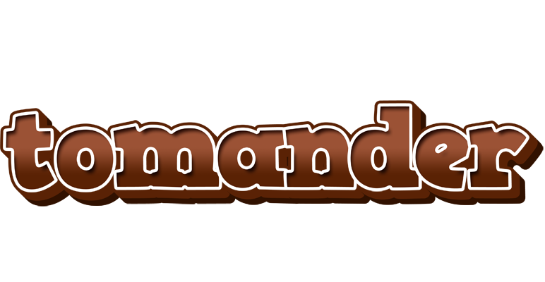 Tomander brownie logo