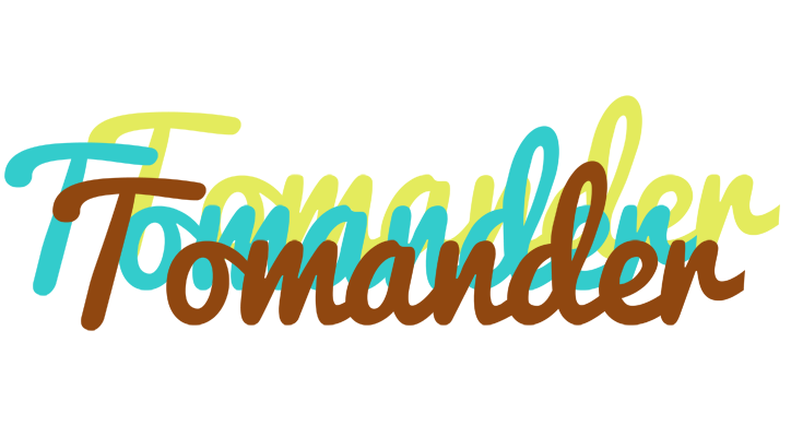 Tomander cupcake logo
