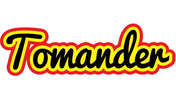 Tomander flaming logo