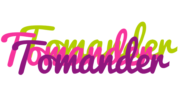 Tomander flowers logo