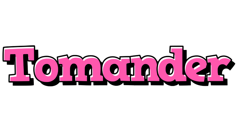 Tomander girlish logo