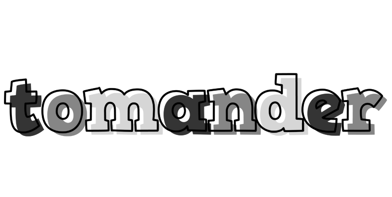 Tomander night logo