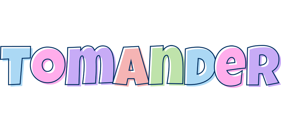 Tomander pastel logo