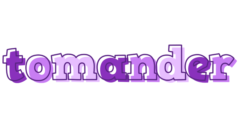 Tomander sensual logo