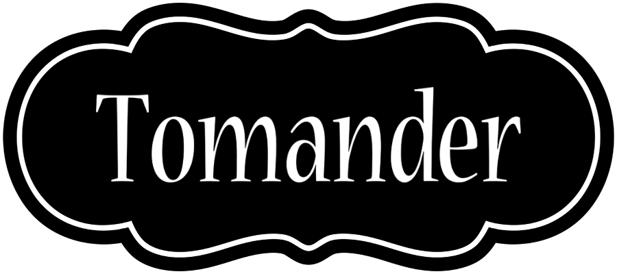 Tomander welcome logo