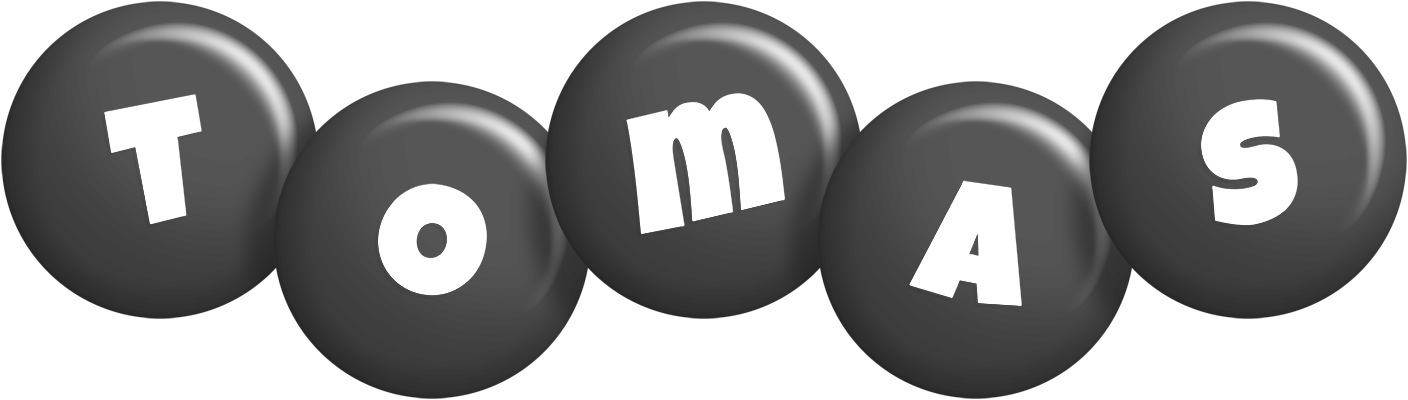 Tomas candy-black logo