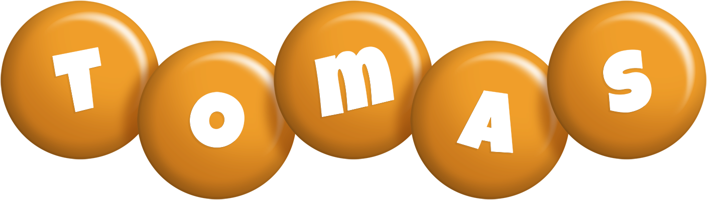 Tomas candy-orange logo