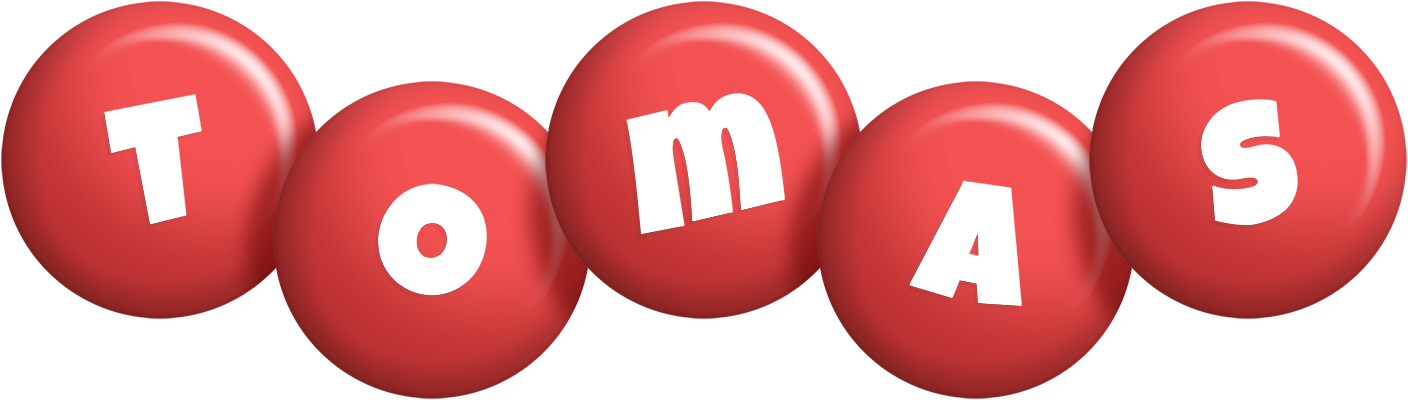 Tomas candy-red logo
