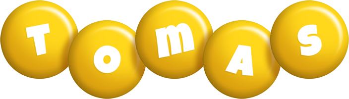 Tomas candy-yellow logo