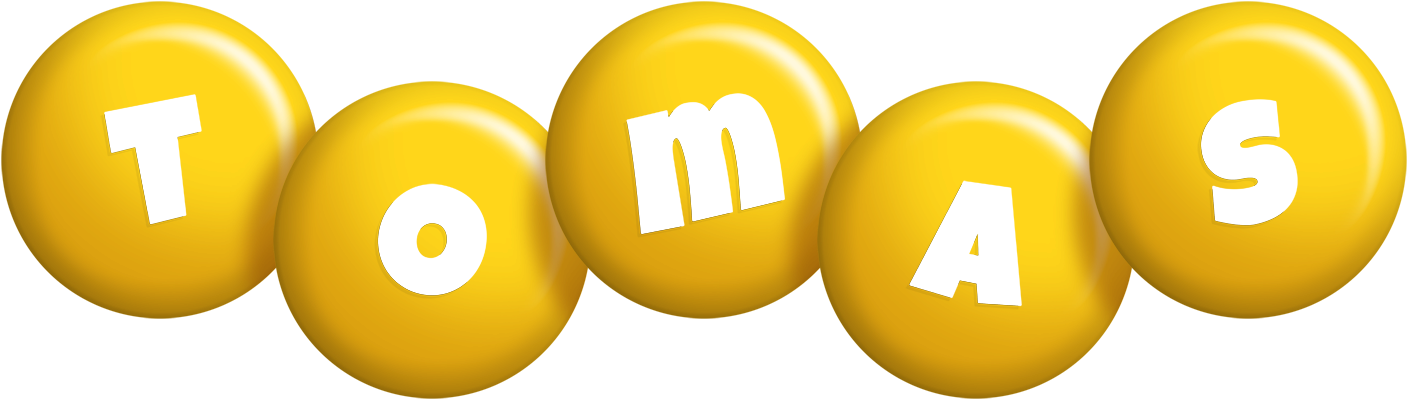Tomas candy-yellow logo