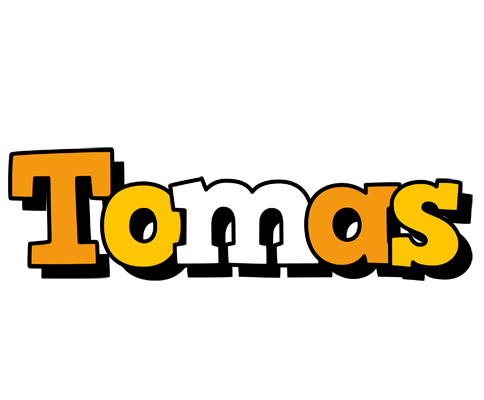 Tomas cartoon logo