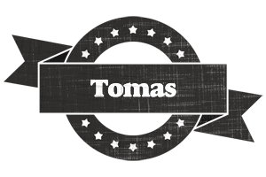 Tomas grunge logo