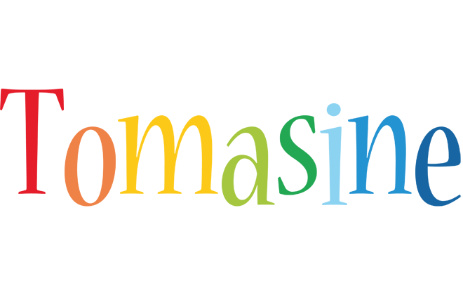 Tomasine birthday logo