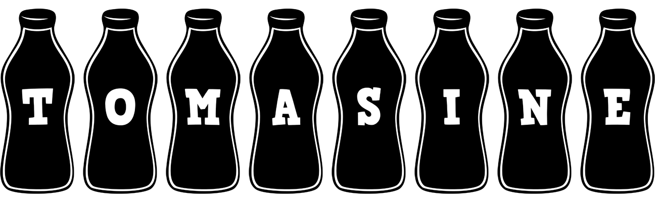 Tomasine bottle logo