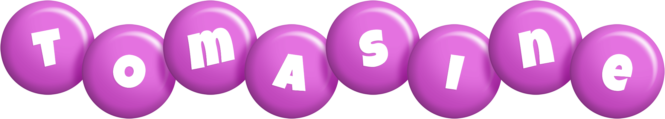 Tomasine candy-purple logo