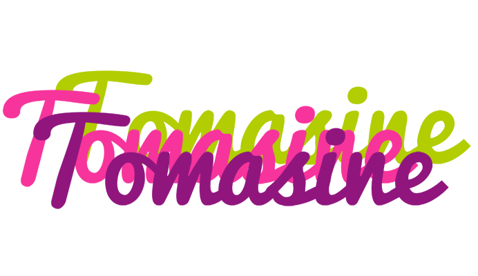 Tomasine flowers logo