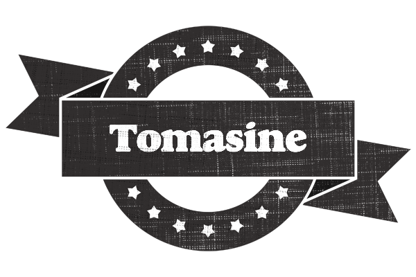 Tomasine grunge logo
