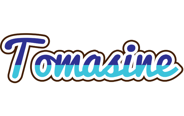 Tomasine raining logo