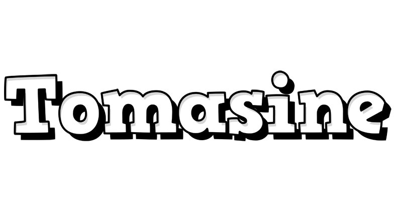 Tomasine snowing logo