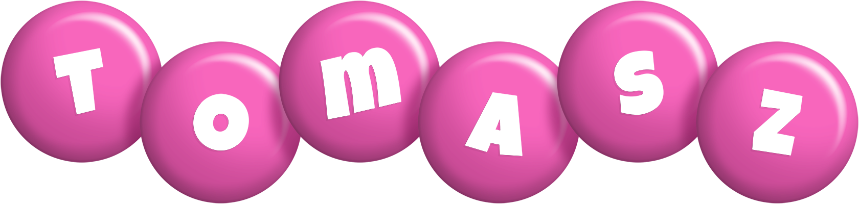 Tomasz candy-pink logo