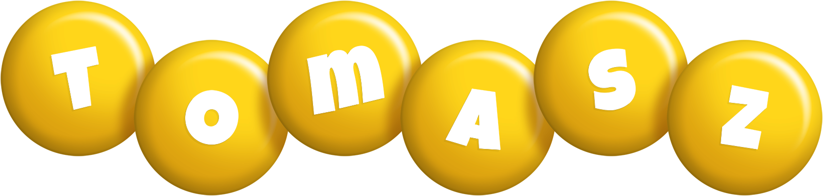 Tomasz candy-yellow logo