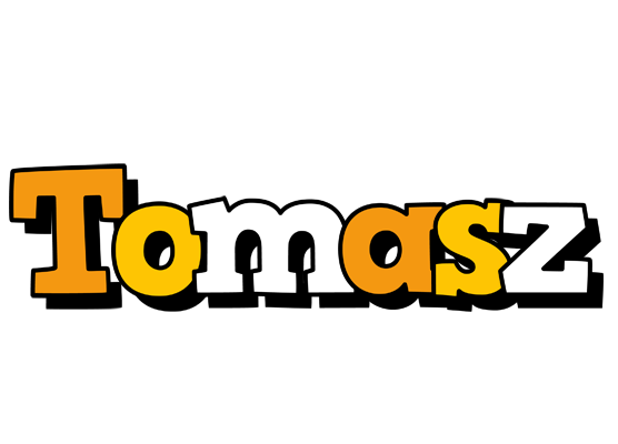 Tomasz cartoon logo
