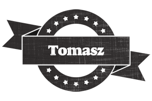 Tomasz grunge logo