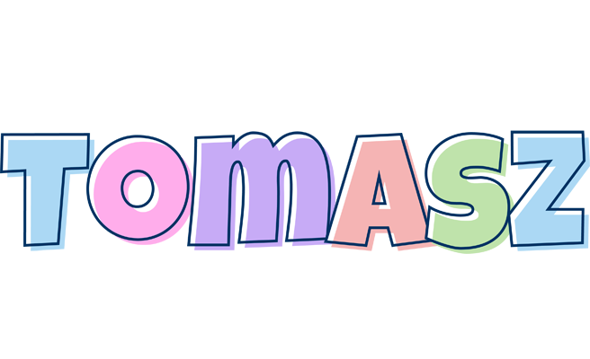 Tomasz pastel logo