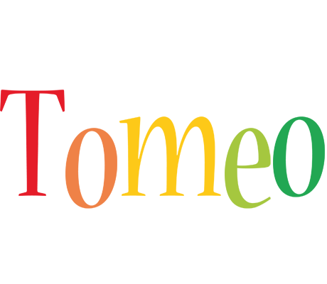 Tomeo birthday logo