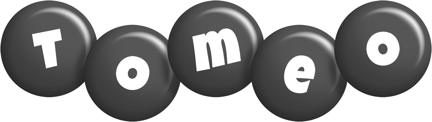 Tomeo candy-black logo