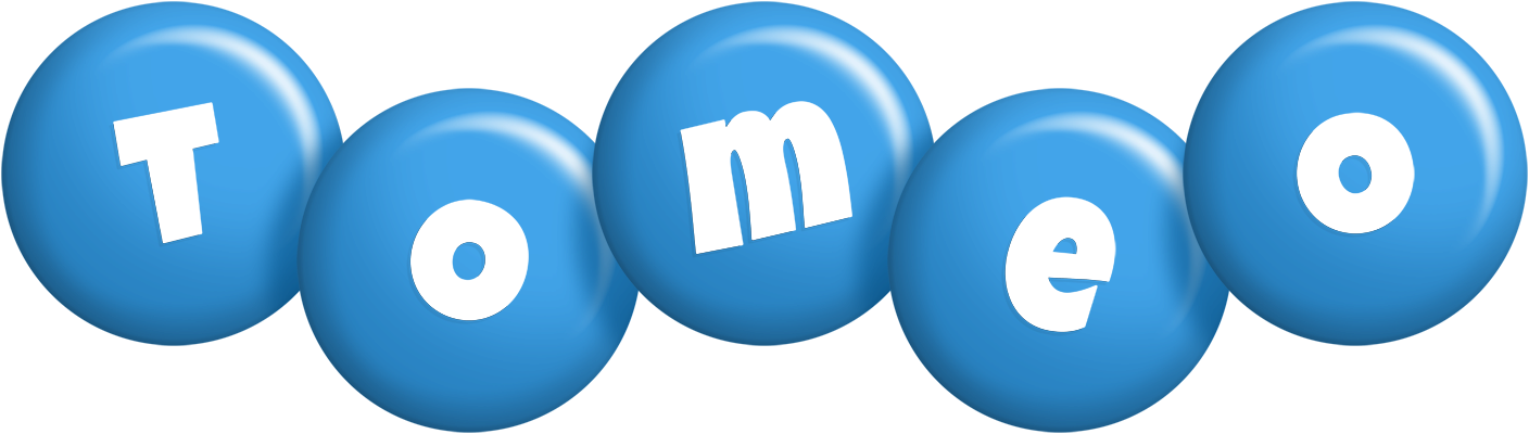 Tomeo candy-blue logo