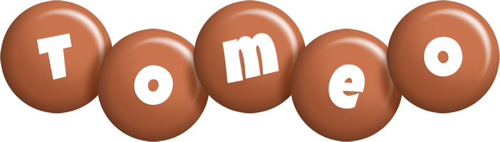 Tomeo candy-brown logo