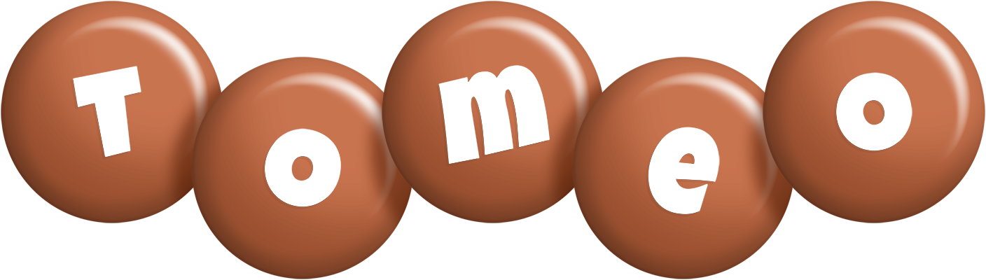 Tomeo candy-brown logo