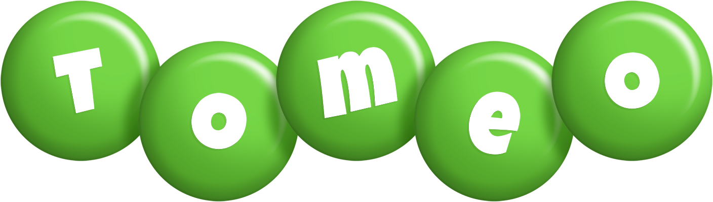 Tomeo candy-green logo
