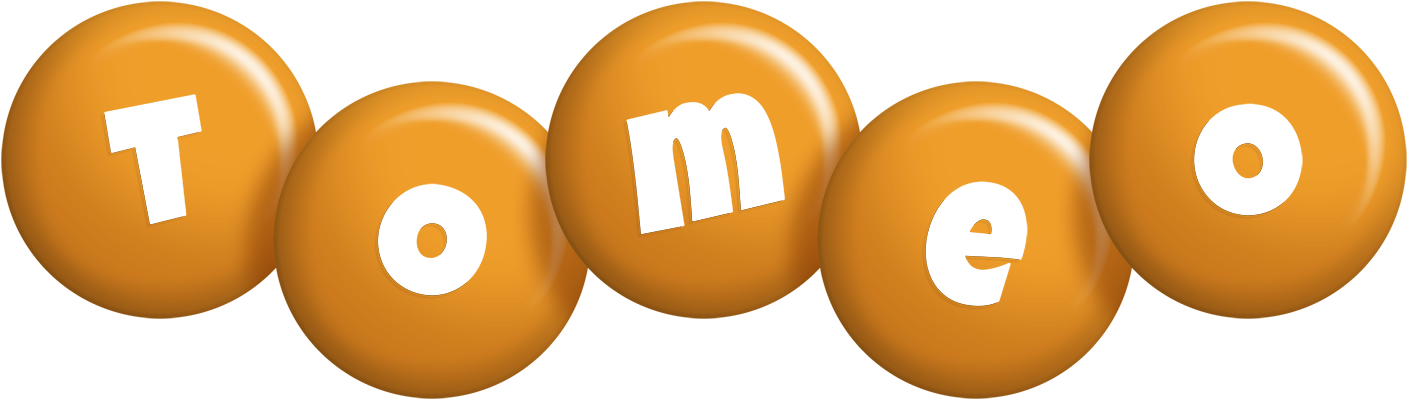 Tomeo candy-orange logo