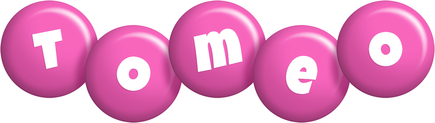 Tomeo candy-pink logo