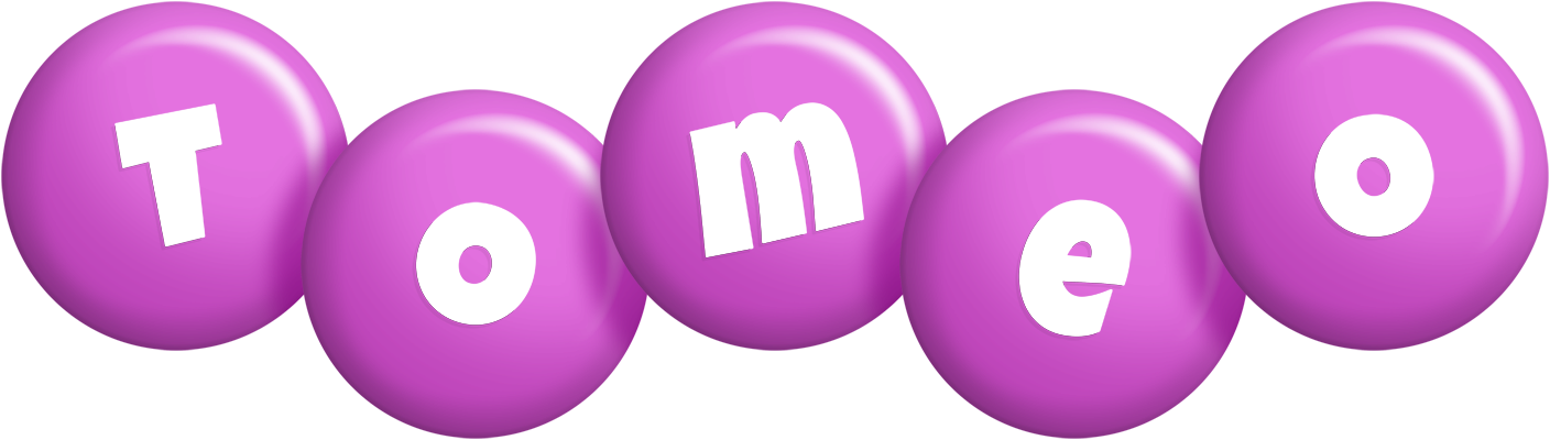 Tomeo candy-purple logo