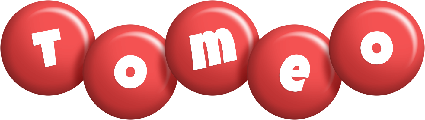Tomeo candy-red logo