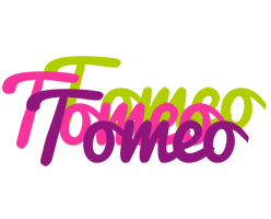 Tomeo flowers logo