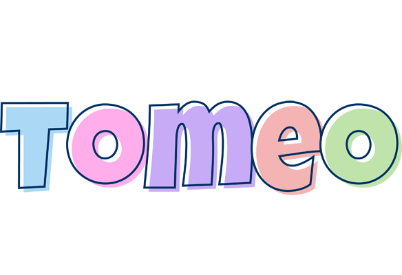 Tomeo pastel logo