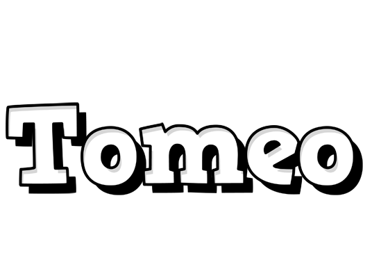Tomeo snowing logo