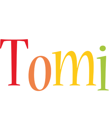 Tomi birthday logo