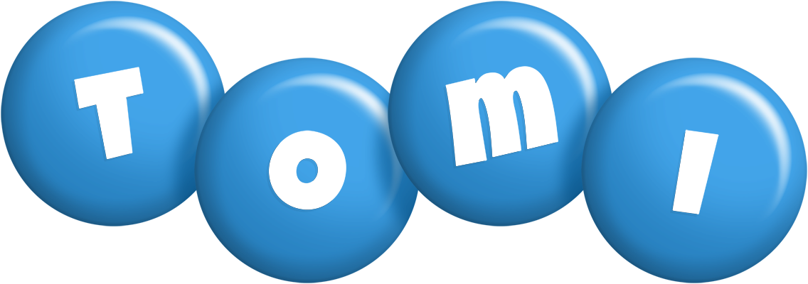 Tomi candy-blue logo