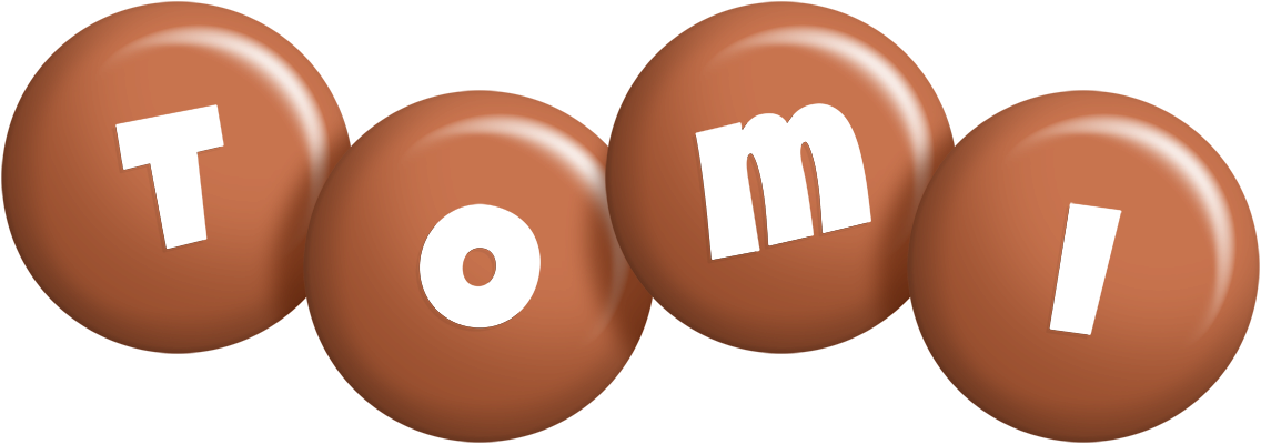 Tomi candy-brown logo