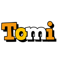 Tomi cartoon logo