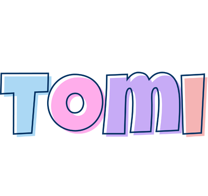 Tomi pastel logo