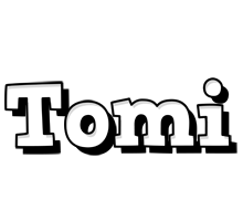 Tomi snowing logo