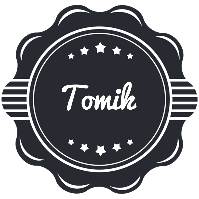 Tomik badge logo